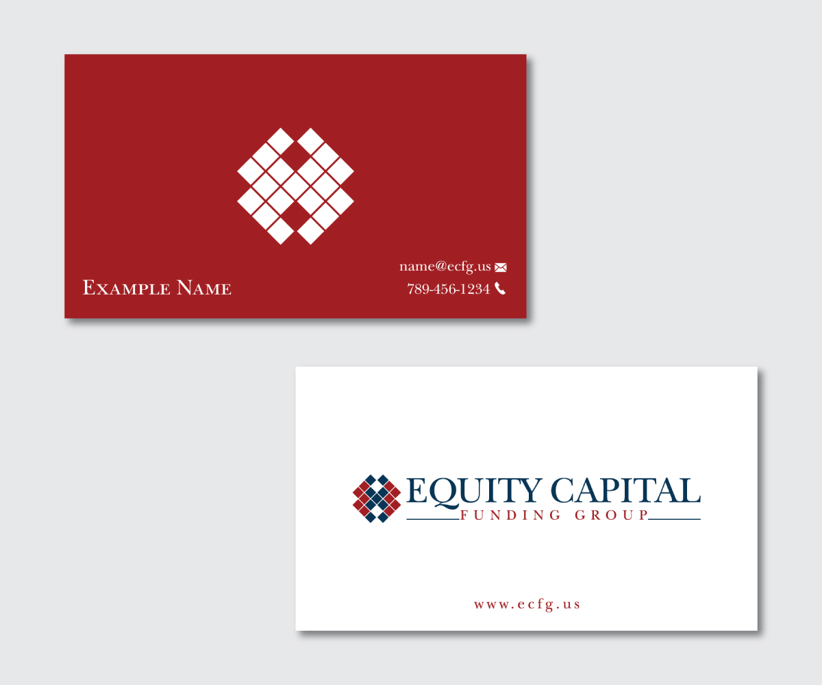 Business Card Design by dxp for Equity Capital Funding Group, LLC | Design #2930827