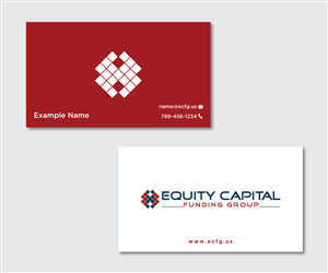 Business Card Design by Jebastine for Equity Capital Funding Group, LLC | Design #2933122