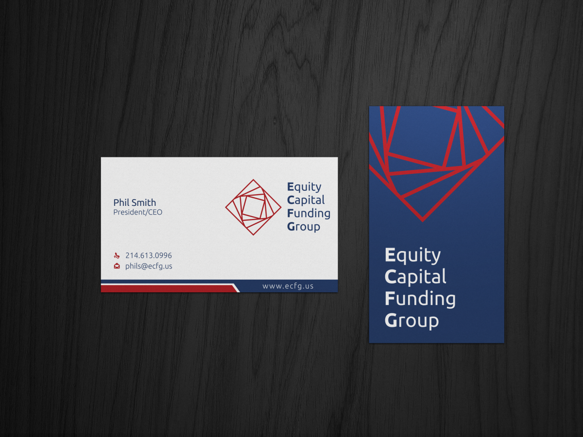 Business Card Design by HYPdesign for Equity Capital Funding Group, LLC | Design #2943511