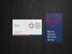 Business Card Design by HYPdesign for Equity Capital Funding Group, LLC | Design: #2943511