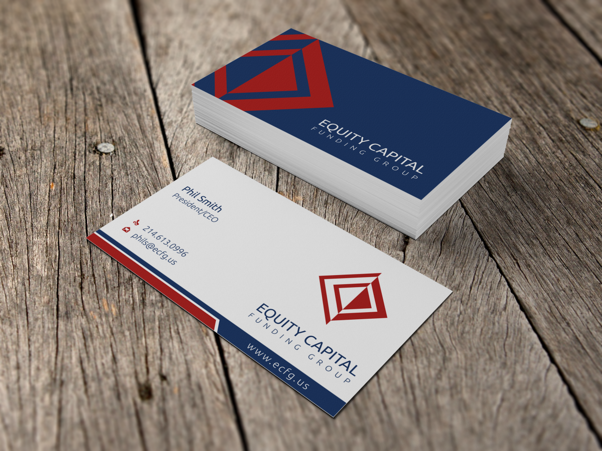 Business Card Design by HYPdesign for Equity Capital Funding Group, LLC | Design #2958426