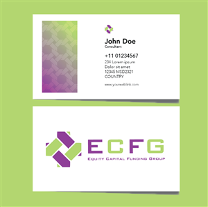 Business Card Design by Phuong Anh for Equity Capital Funding Group, LLC | Design: #2906562