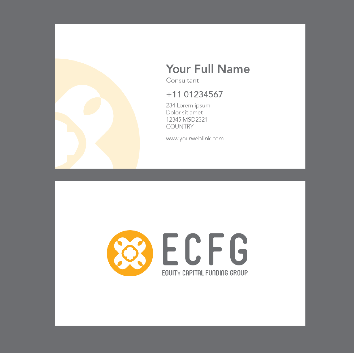 Business Card Design by Phuong Anh for Equity Capital Funding Group, LLC | Design #2906690