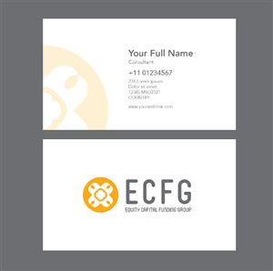 Business Card Design by Phuong Anh for Equity Capital Funding Group, LLC | Design: #2906690