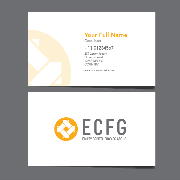Business Card Design by Phuong Anh for Equity Capital Funding Group, LLC | Design #2911645