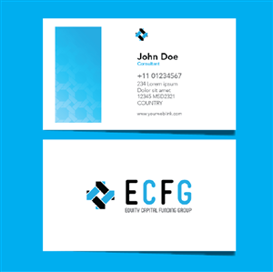 Business Card Design by Phuong Anh for Equity Capital Funding Group, LLC | Design: #2911652