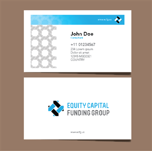 Business Card Design by Phuong Anh for Equity Capital Funding Group, LLC | Design: #2923600