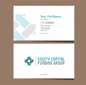 Business Card Design by Phuong Anh for Equity Capital Funding Group, LLC | Design: #2923601