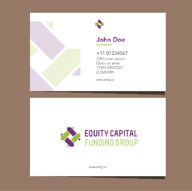 Visitenkarten-Design von Phuong Anh für Equity Capital Funding Group, LLC | Design #2923604
