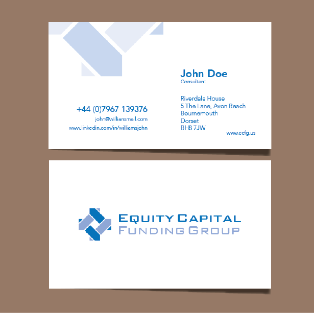 Visitenkarten-Design von Phuong Anh für Equity Capital Funding Group, LLC | Design #2923606