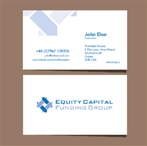 Business Card Design by Phuong Anh for Equity Capital Funding Group, LLC | Design: #2923606