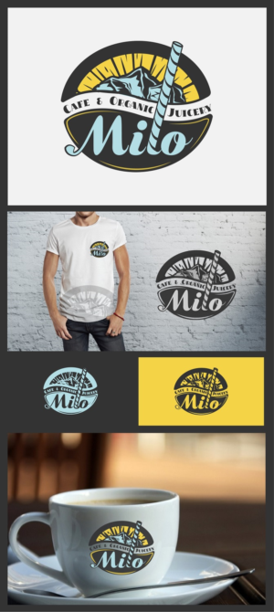 MILO Cafe & Organic Juicery  | Logo Design by Kira Graphics