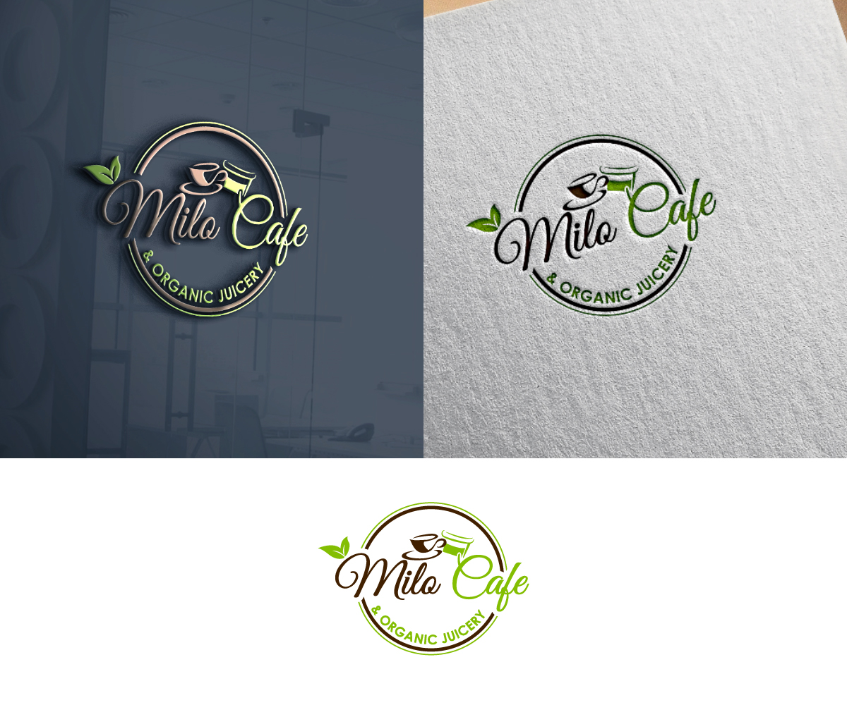 Logo Design by Anekaa for MILO Cafe & Organic Juicery  | Design #19566596