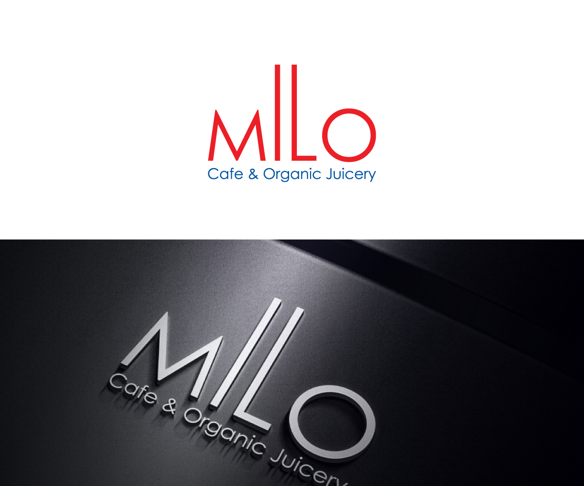 Logo Design by logoflow007 for MILO Cafe & Organic Juicery  | Design #19566790