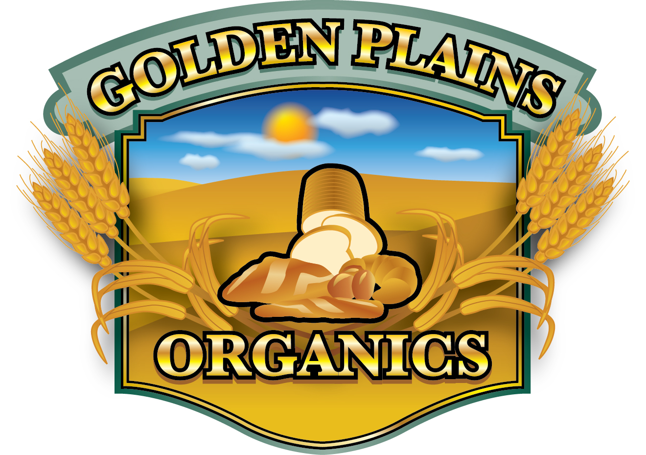 Logo Design by Frank Brittner Graphics for Golden Plains Organics | Design #2903772