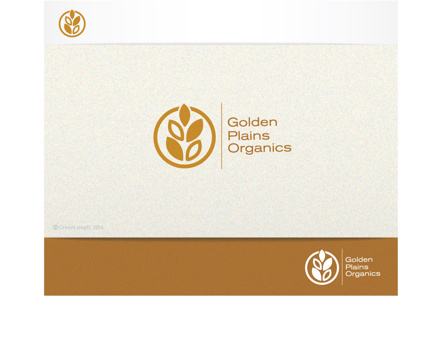 Logo Design by GreenLamp for Golden Plains Organics | Design #2984241