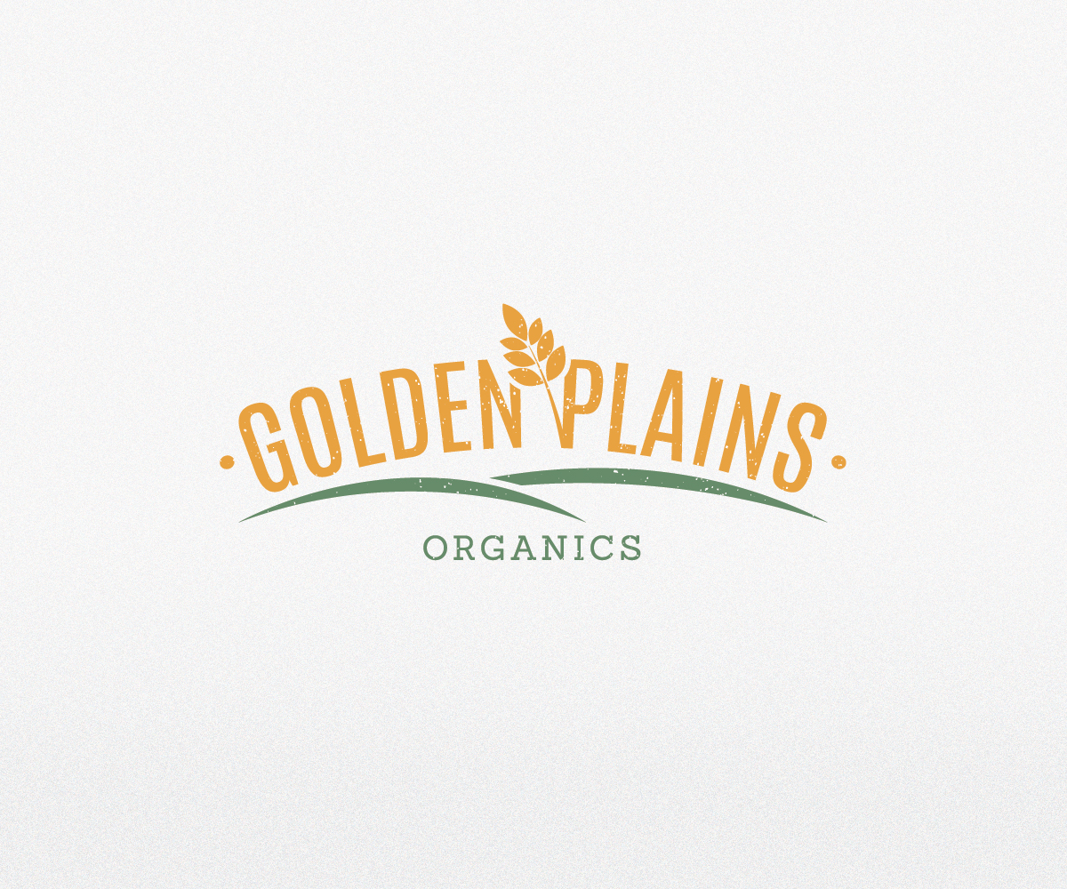 Logo Design by Kieran Hawes for Golden Plains Organics | Design #2943461