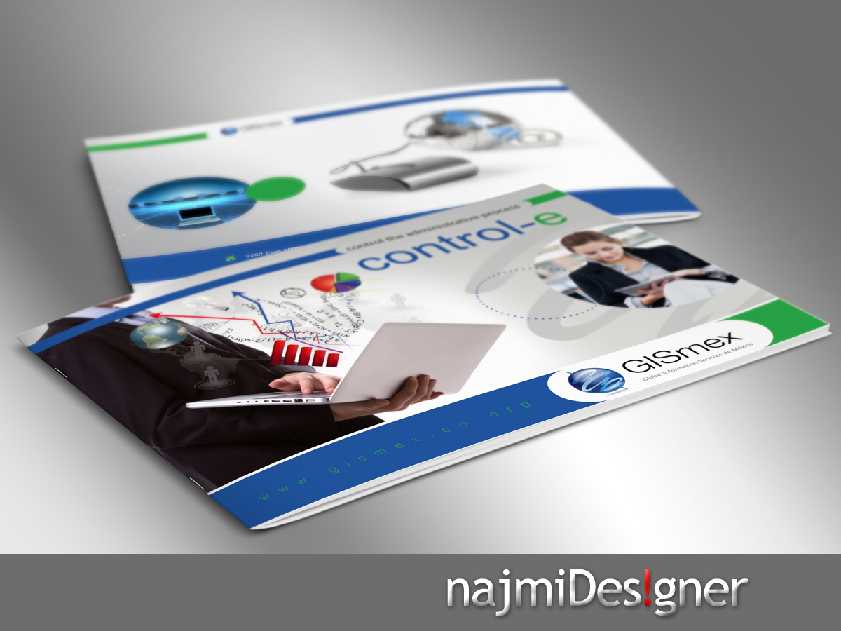 Brochure Design by  Najmi for Global Information Services de Mexico | Design #2910121