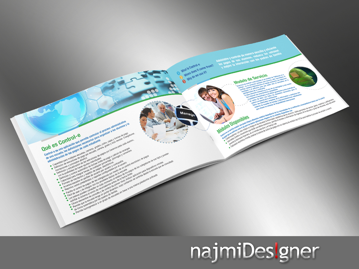 Brochure Design by  Najmi for Global Information Services de Mexico | Design #2910126