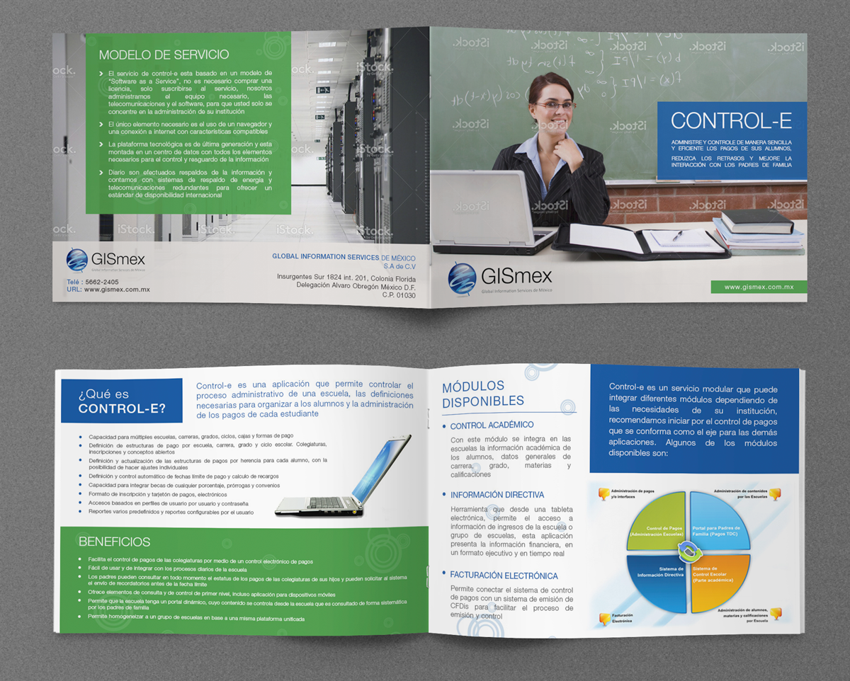 Brochure Design by Deip designs for Global Information Services de Mexico | Design #2924320