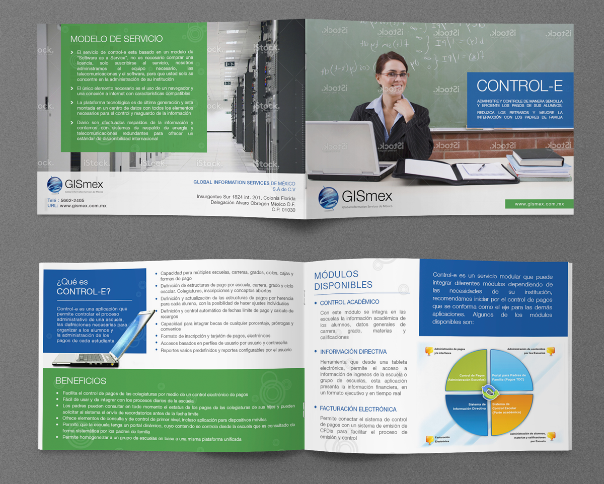 Brochure Design by Deip designs for Global Information Services de Mexico | Design #2924409