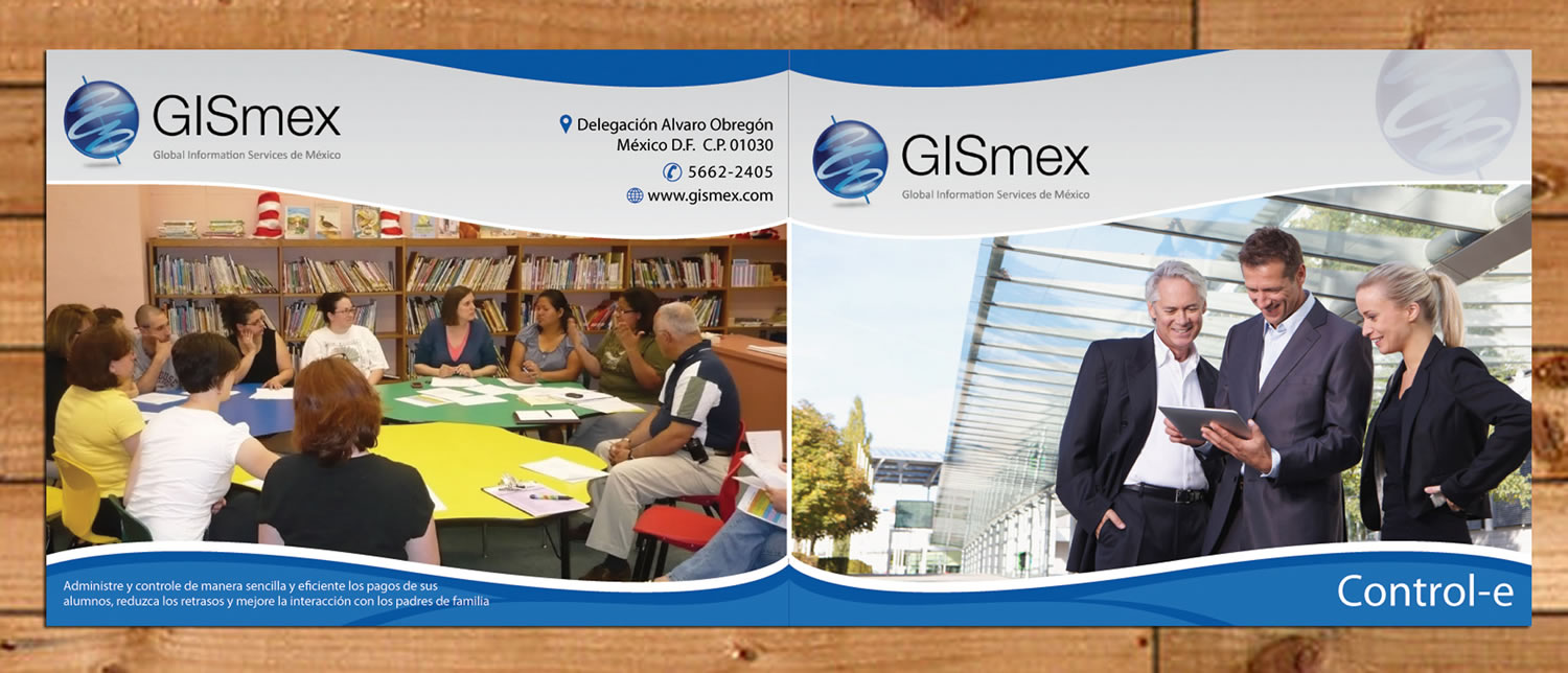 Broschüren-Design von Sbss für Global Information Services de Mexico | Design #2920246