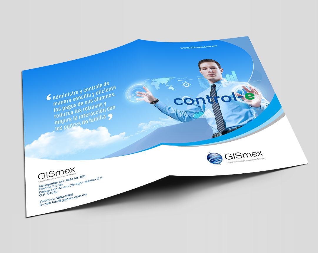 Brochure Design by lookedaeng for Global Information Services de Mexico | Design: #2904780