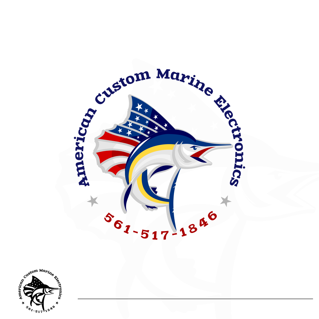 Diseño de Logo por YOS para American Custom Marine Electronics  | Diseño #19456020