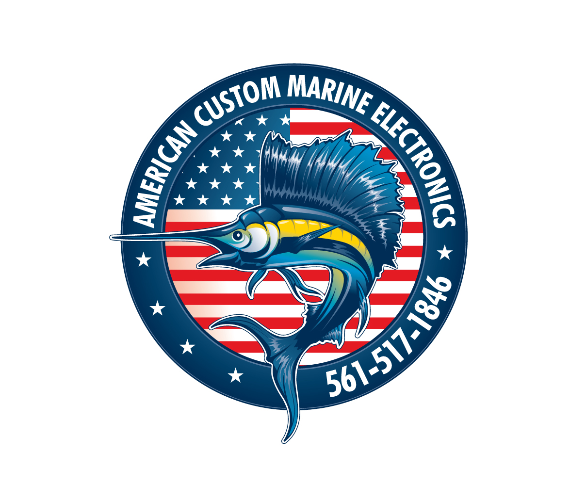 US Custom Marine Electronics Logo by Graphicsexpert