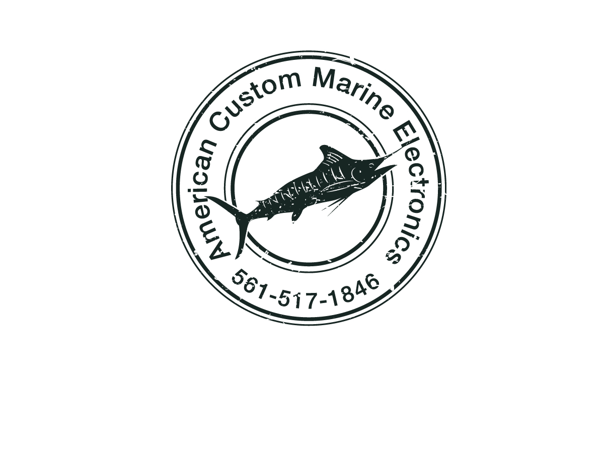 Logo Design by ArtCreative for American Custom Marine Electronics  | Design #19465014