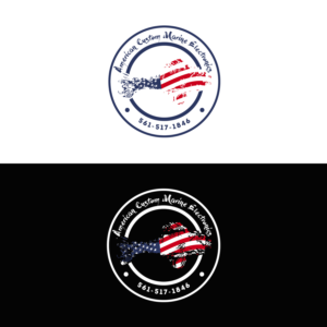 Logo Design by Logo Blox for American Custom Marine Electronics  | Design #19462024