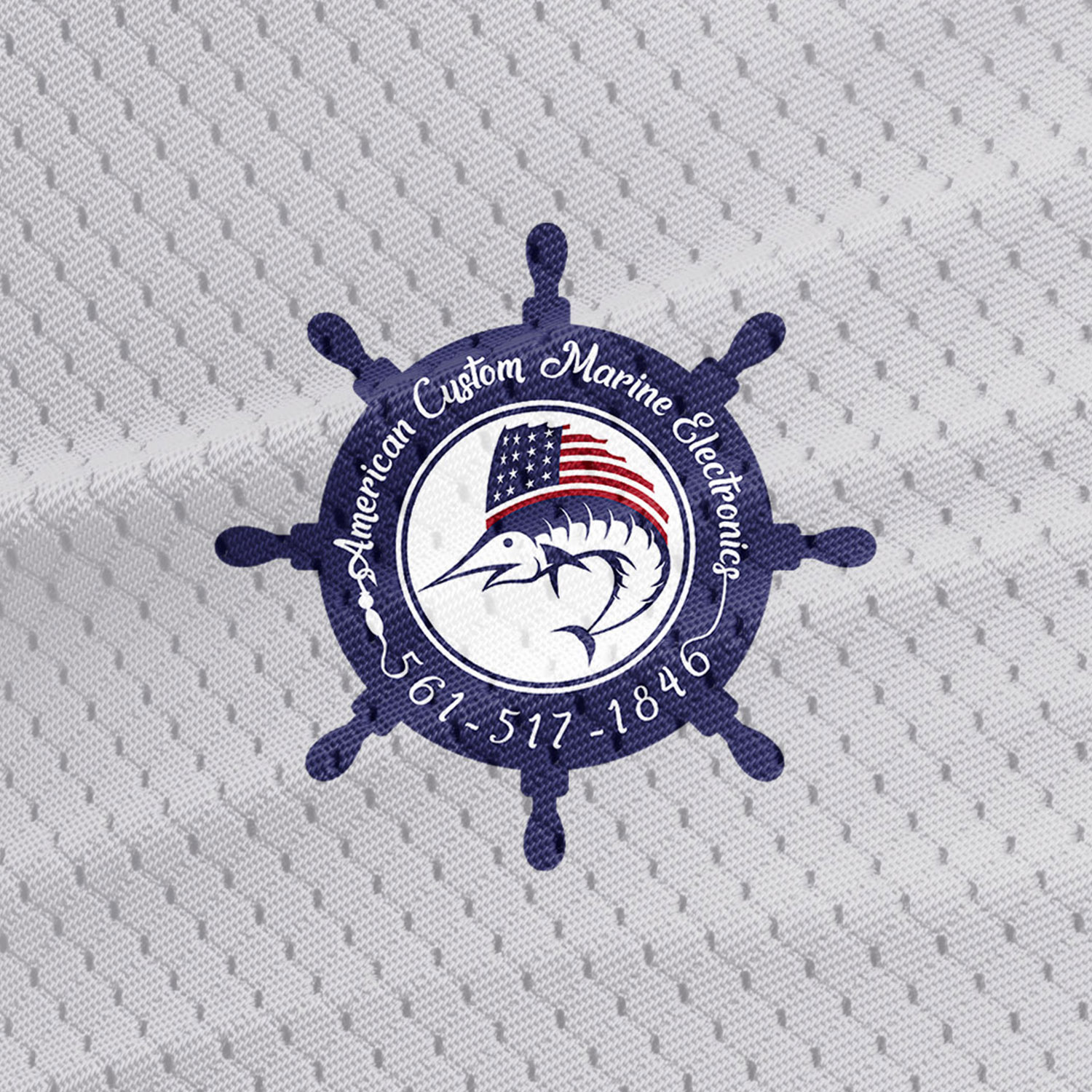 Logo Design by SGS.Design for American Custom Marine Electronics  | Design #19465760