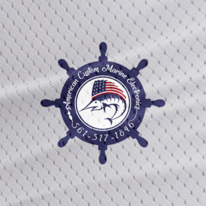 Logo Design by SGS.Design for American Custom Marine Electronics  | Design #19465760