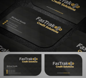 FasTrak Credit Solutions Business Card Design | Business Card Design by Tilt
