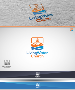 Logo Design by vhey for LIVING WATER CHURCH | Design: #19466389