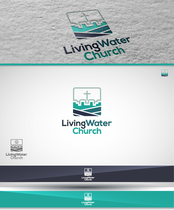 Logo Design by vhey for LIVING WATER CHURCH | Design #19470020