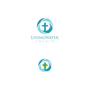 Logo Design by Ves-Boycheva for LIVING WATER CHURCH | Design: #19458853