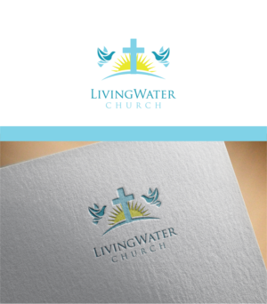 Logo Design by Ves-Boycheva for LIVING WATER CHURCH | Design: #19458856