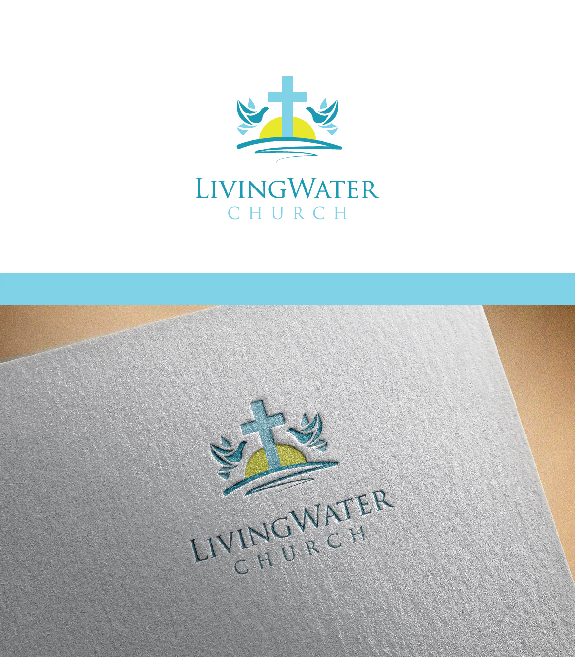 Design de Logo par Ves-Boycheva pour LIVING WATER CHURCH | Design #19458916