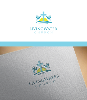Logo Design by Ves-Boycheva for LIVING WATER CHURCH | Design: #19458916