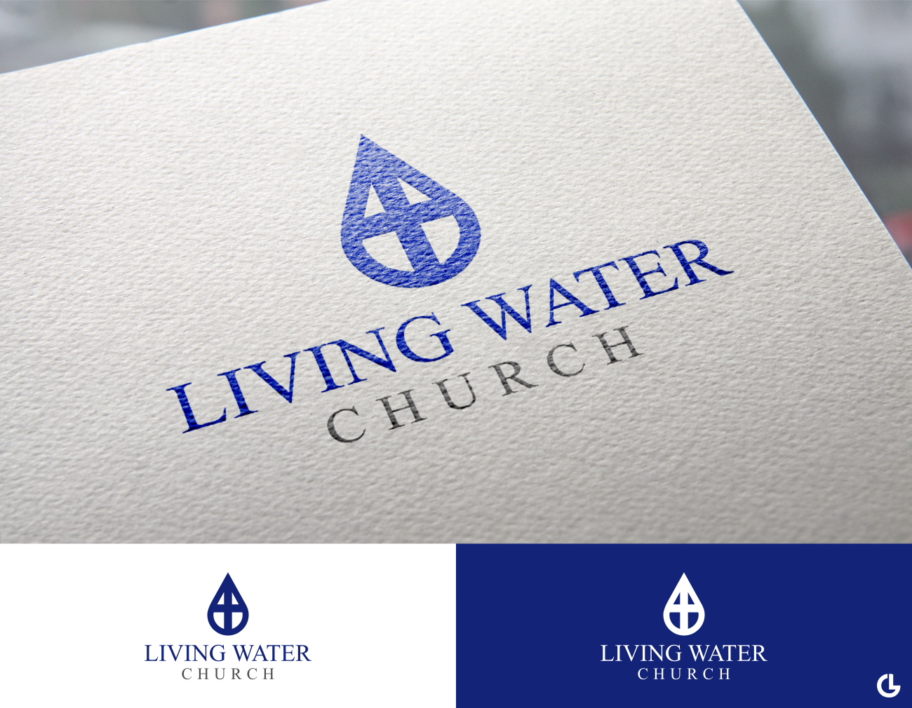 Logo Design by R!CKY for LIVING WATER CHURCH | Design #19486554