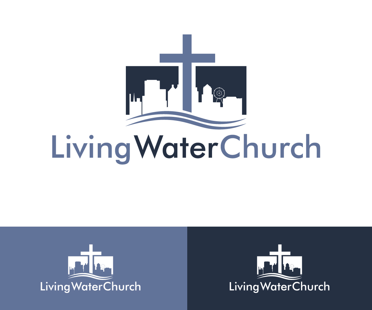 Logo Design by designmind78 for LIVING WATER CHURCH | Design #19473903