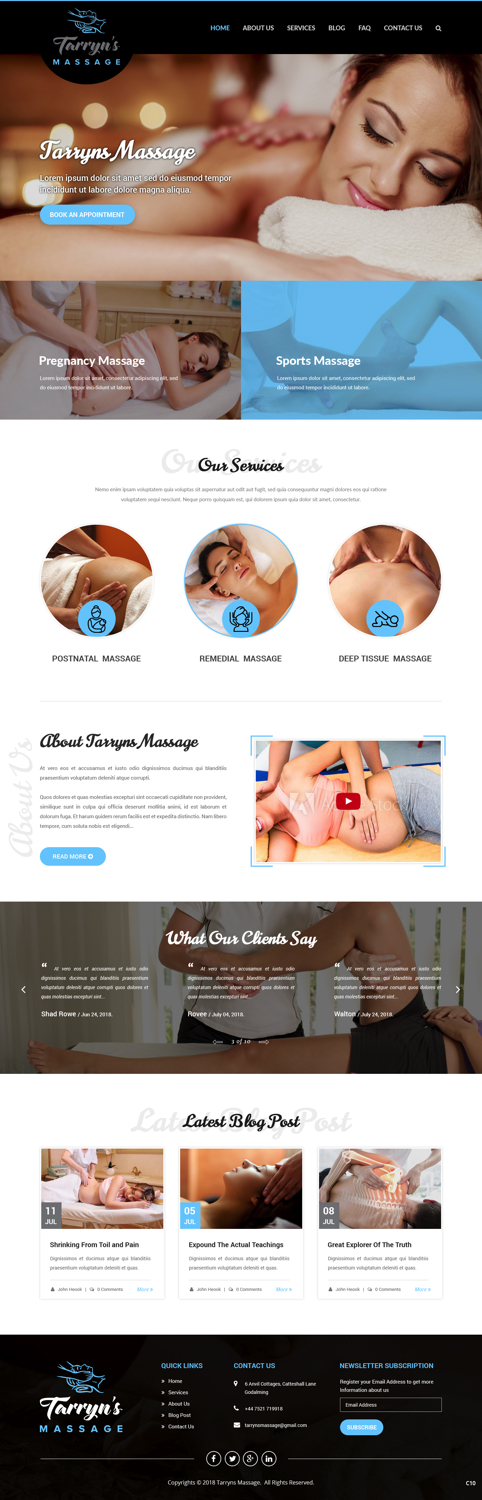 Web Design by pb for this project | Design #19459674