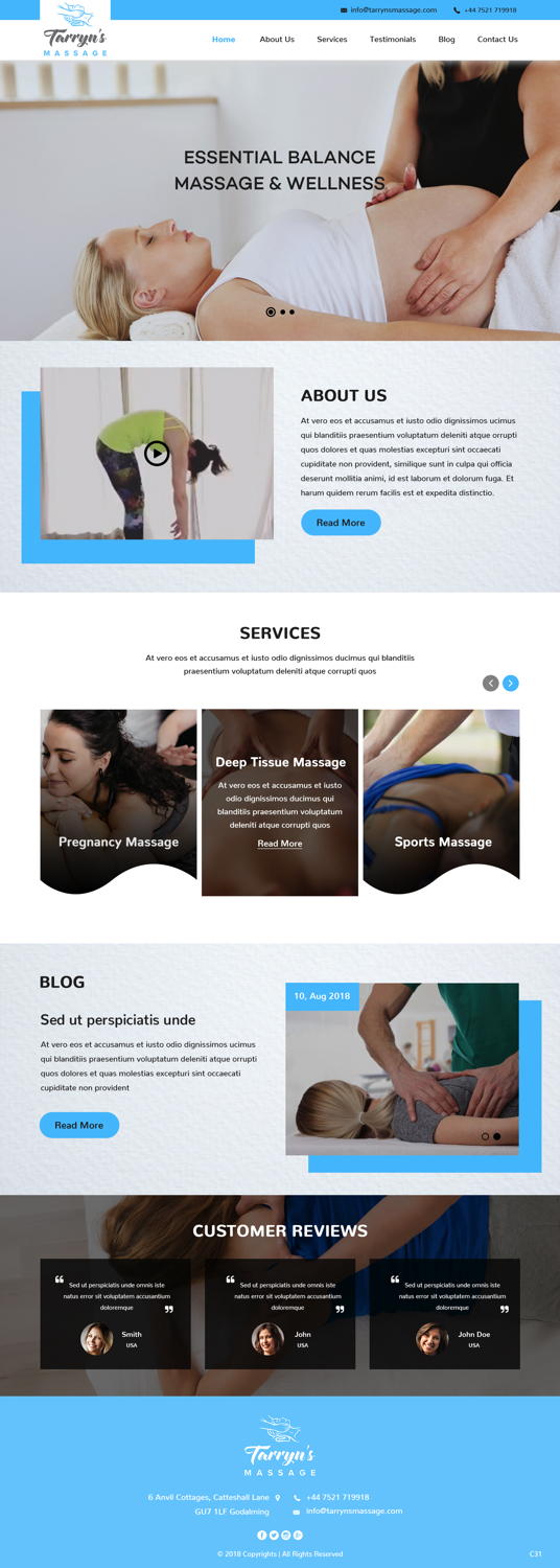 Web Design by pb for this project | Design #19459683