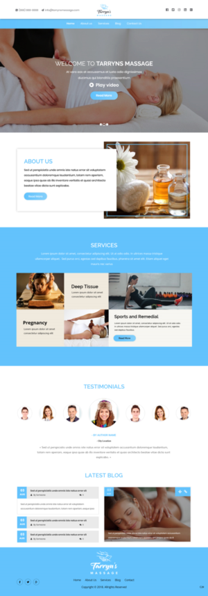 Web Design by pb for this project | Design: #19459684