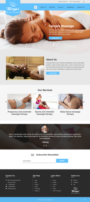 Web Design by pb for this project | Design: #19459687
