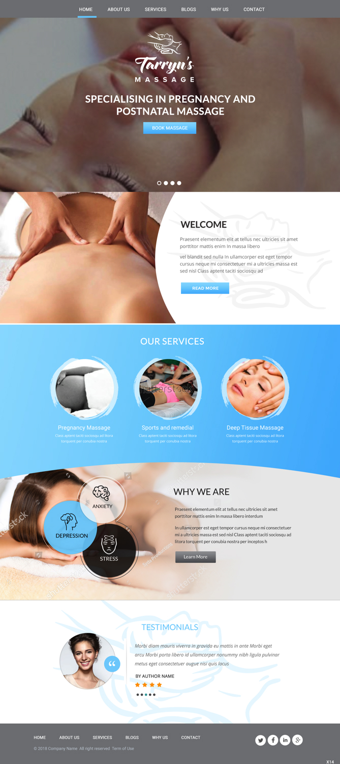Web Design by pb for this project | Design #19459690