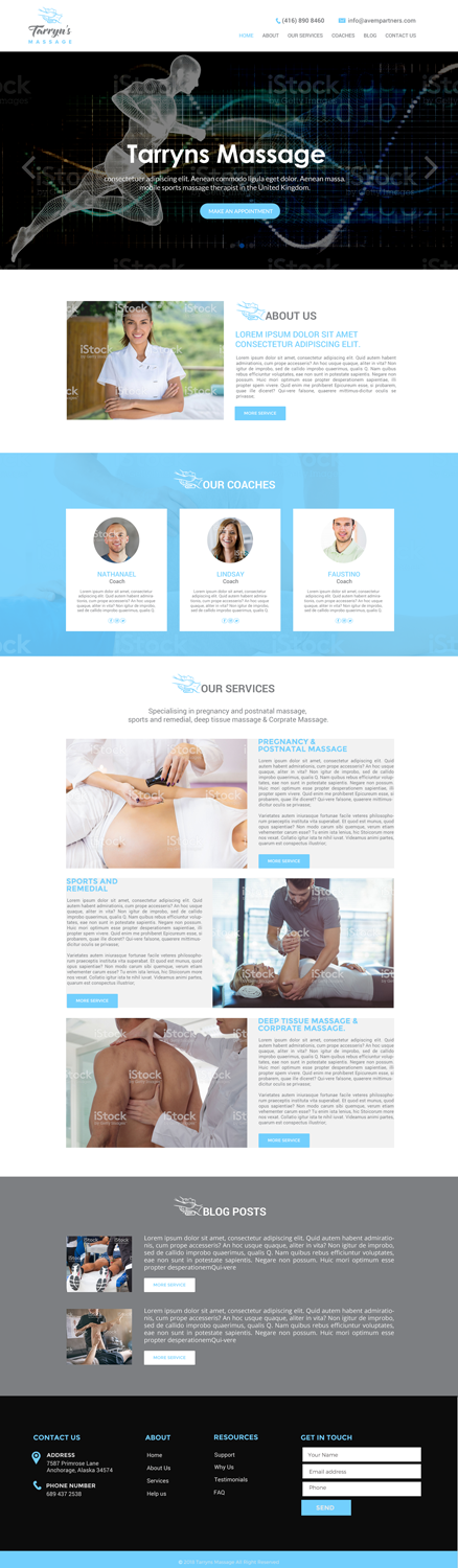 Web Design by chandrayaan.creative for this project | Design #19546375