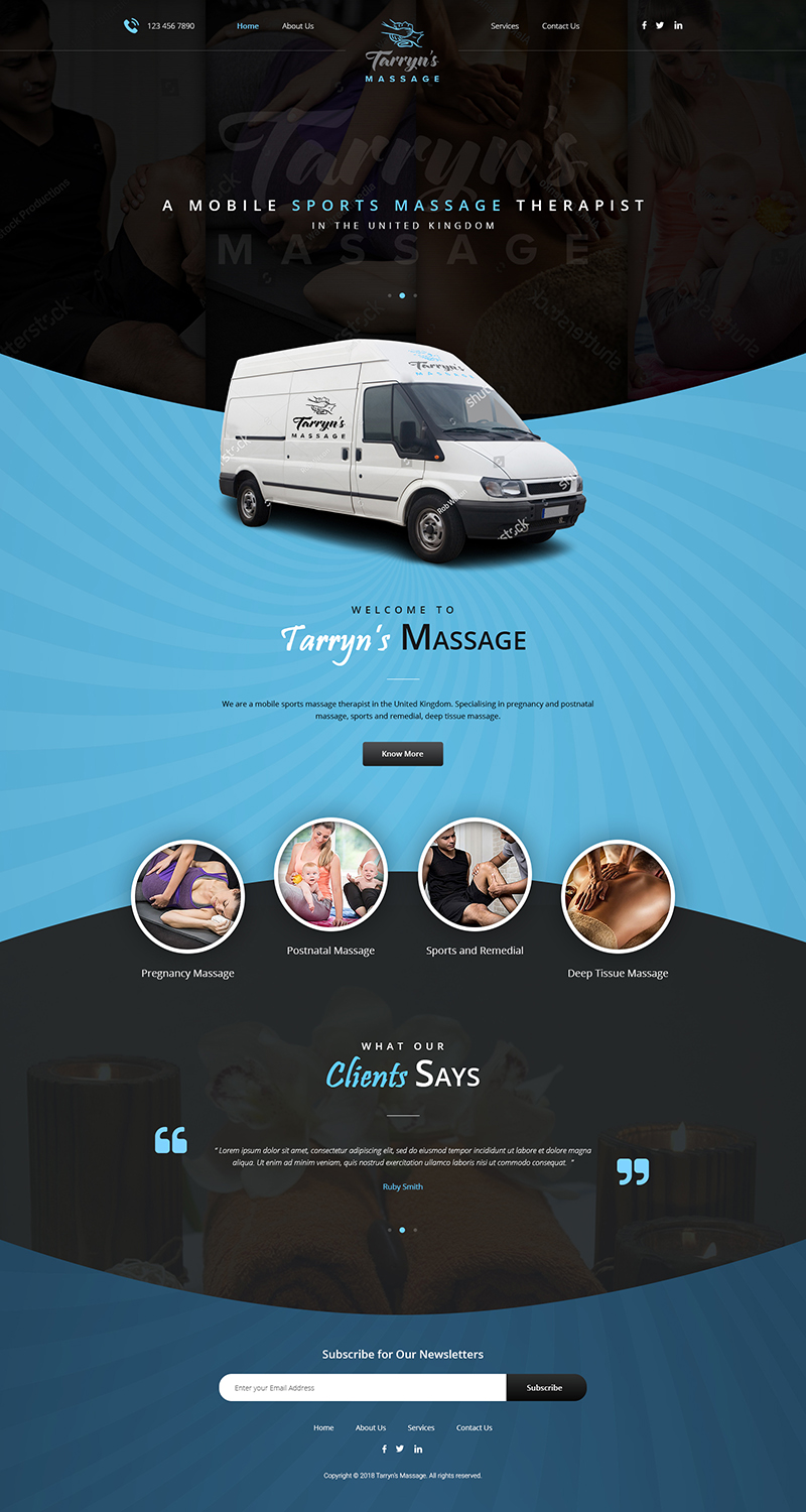 Web Design by SD1891 for this project | Design #19459867