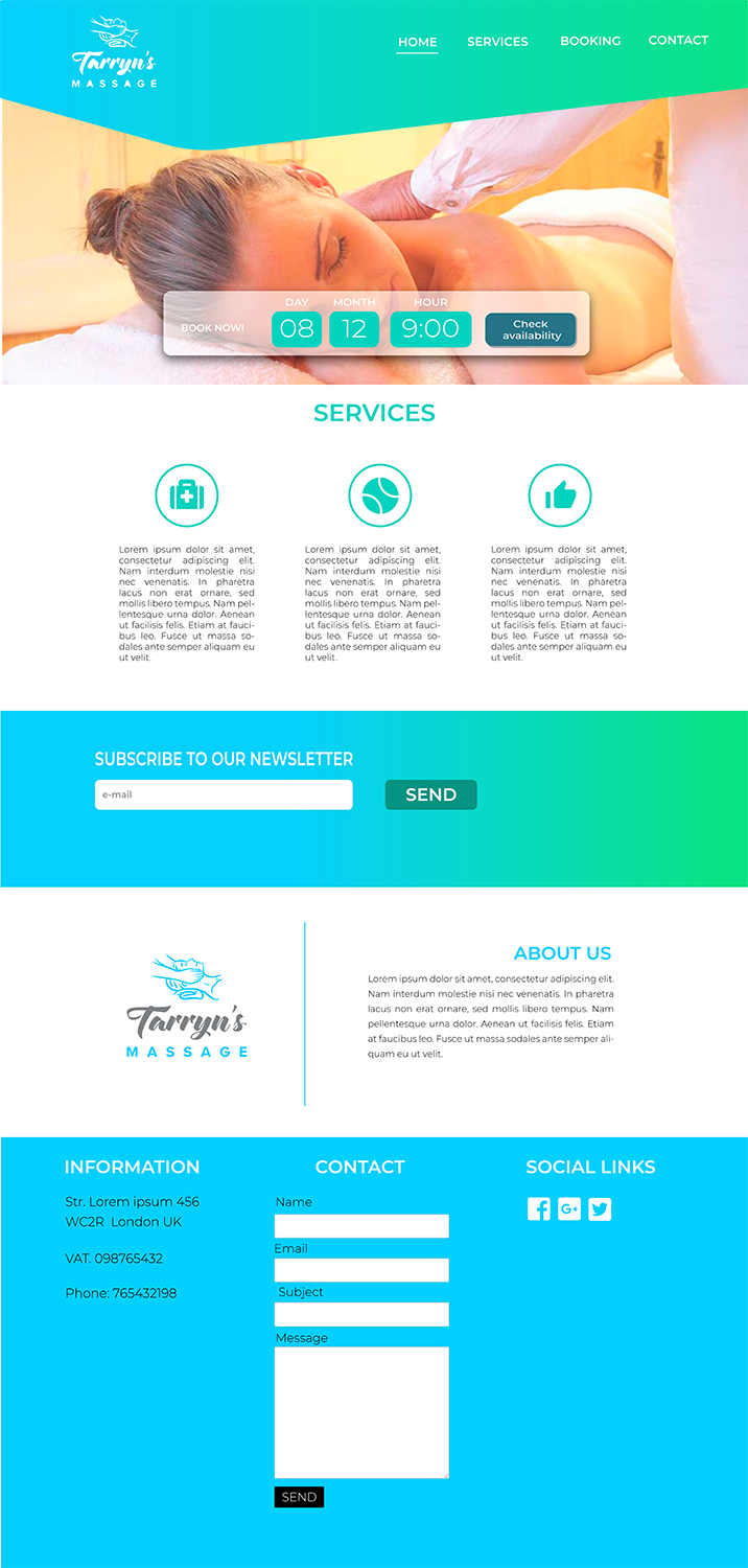 Web Design by sofialain for this project | Design #19543975